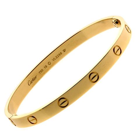 cartier solid gold bracelet|cartier gold bracelet for women.